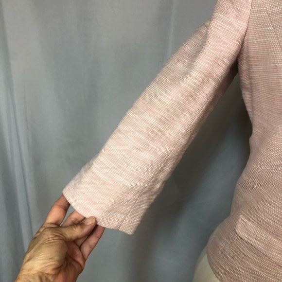 Pendleton Women’s Jacket Tweedy Cropped Fitted 3/4 Sleeve Front Pockets Classic - Picture 5 of 9